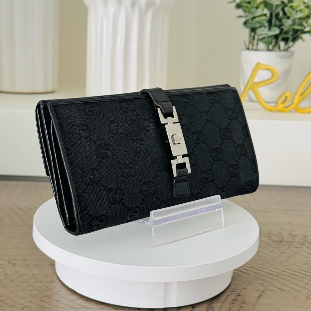 Gucci Jackie Long Wallet w/ Silver Hardware - Picture 3 of 14